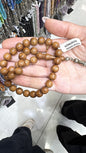 Natural Kördiken Wood Prayer Beads – 10 mm – 28 cm