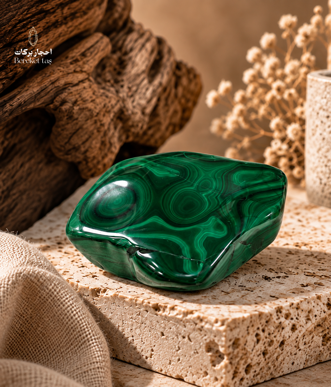 Natural Australian Malachite – Luxury Decorative Stone
